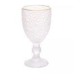 Taca-para-Agua-de-Cristal-Martelado-com-Fio-de-Ouro-Petra-320ml-Lyor