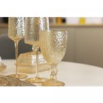 Taca-para-Agua-de-Cristal-Martelado-Petra-Ambar-Metalizado-320ml-Lyor