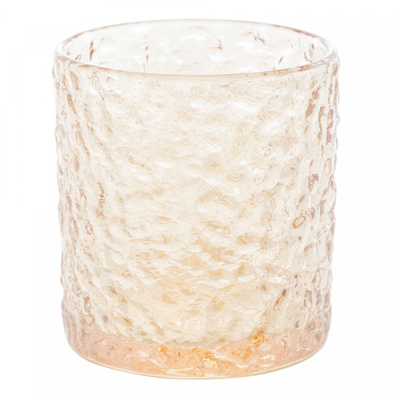 Copo-para-Whisky-de-Cristal-Martelado-Petra-Ambar-Metalizado-340ml-Lyor