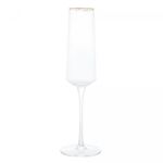 Taca-para-Champanhe-de-Cristal-Ecologico-Martelado-com-Fio-de-Ouro-Petra-300ml-Lyor