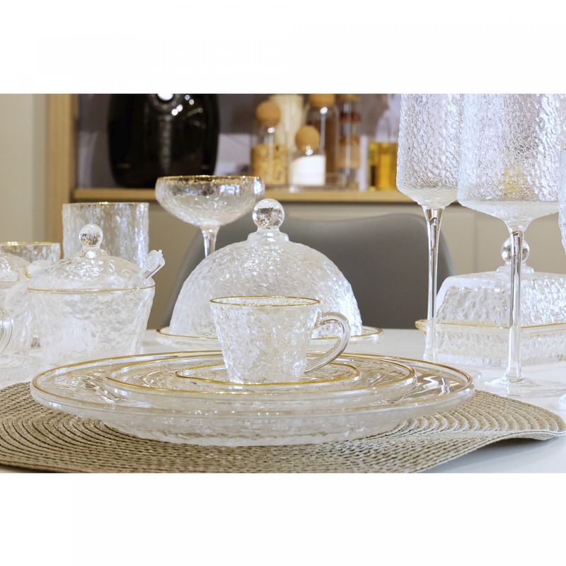 Taca-para-Champanhe-de-Cristal-Ecologico-Martelado-com-Fio-de-Ouro-Petra-300ml-Lyor