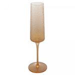 Taca-para-Champanhe-de-Cristal-Ecologico-Martelado-Petra-Ambar-Metalizado-300ml-Lyor