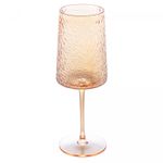 Taca-para-Vinho-de-Cristal-Ecologico-Martelado-Petra-Ambar-Metalizado-600ml-Lyor