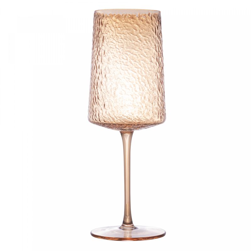 Taca-para-Vinho-de-Cristal-Ecologico-Martelado-Petra-Ambar-Metalizado-600ml-Lyor