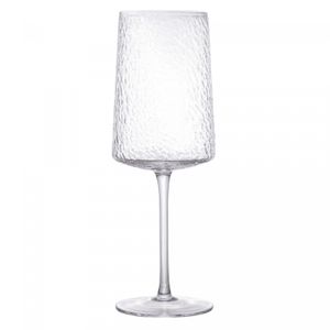 Taça para Vinho de Cristal Ecológico Martelado Petra 600ml - Lyor