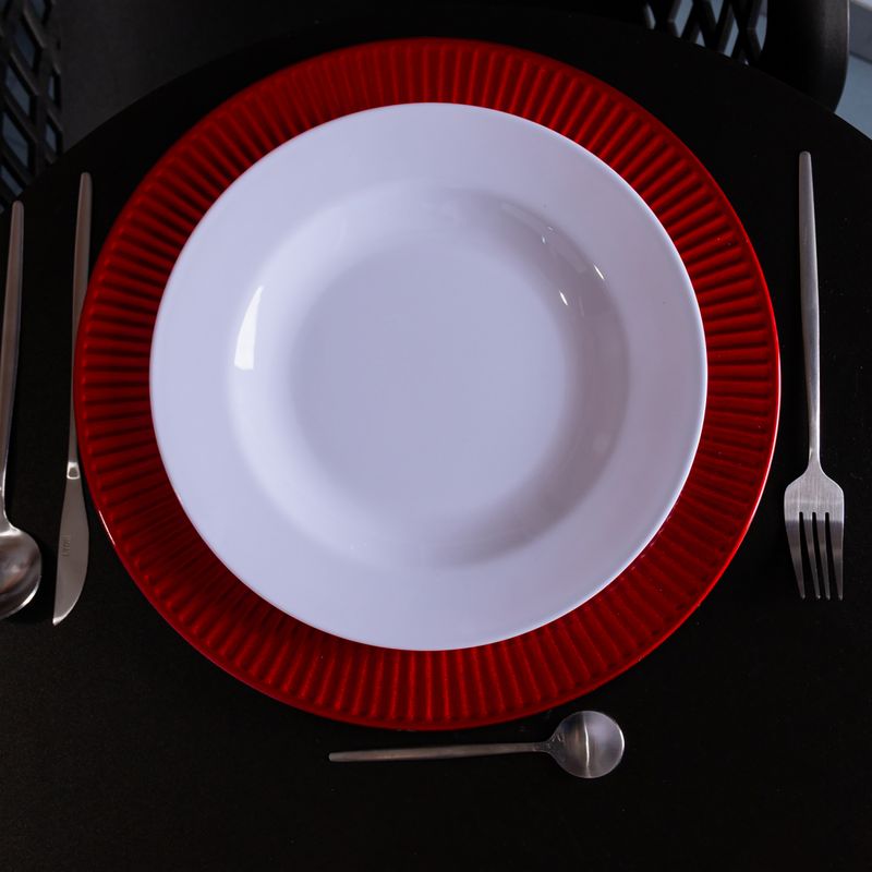 Prato-Raso-de-Melamina-Basic-Branco-255cm-Lyor