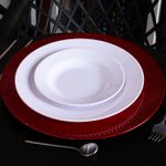 Prato-para-Sobremesa-de-Melamina-Basic-Branco-18cm-Lyor