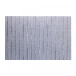 Lugar Americano de Pvc Linhas Prateado 30cm x 45cm - Lyor