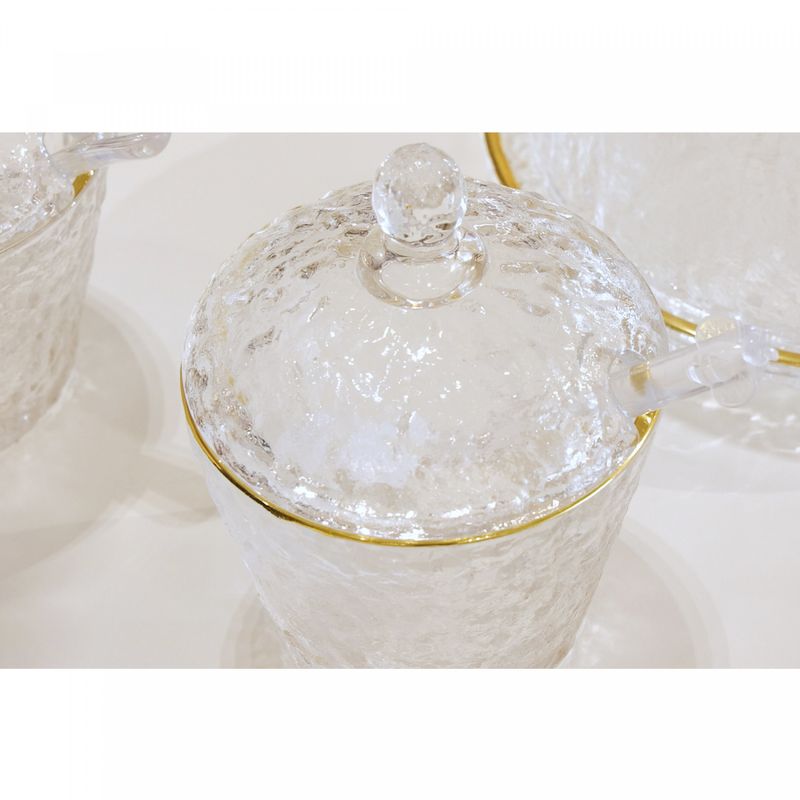 Meleira-de-Cristal-Martelado-com-Colher-e-Tampa-com-Fio-de-Ouro-Petra-10cm-Lyor