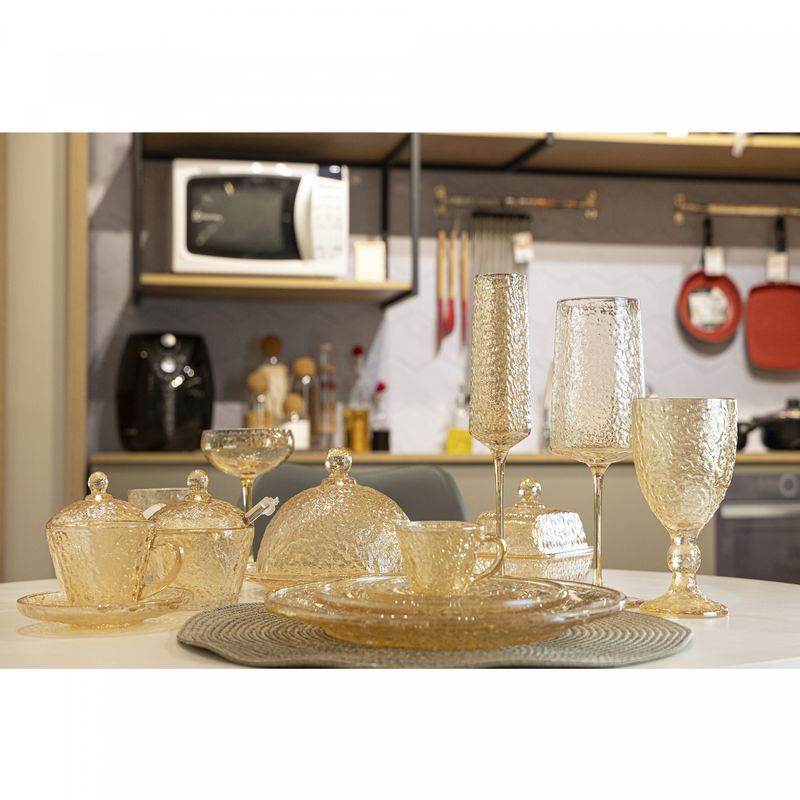 Meleira-de-Cristal-Martelado-com-Colher-e-Tampa-Petra-Ambar-Metalizado-10cm-Lyor