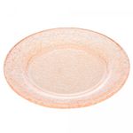 Prato-Raso-de-Cristal-Martelado-Petra-Ambar-Metalizado-28cm-Lyor