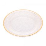 Prato-de-Cristal-Martelado-para-Sobremesa-com-Fio-de-Ouro-Petra-20cm-Lyor