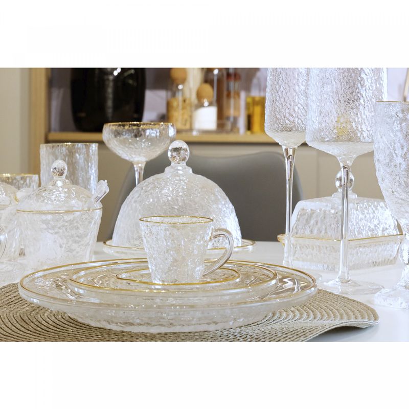 Prato-de-Cristal-Martelado-para-Sobremesa-com-Fio-de-Ouro-Petra-20cm-Lyor