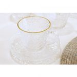 Xicara-de-Cristal-Martelado-para-Cha-com-Pires-e-Fio-de-Ouro-Petra-180ml-Lyor
