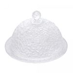 Queijeira-de-Cristal-Martelado-com-Tampa-Petra-195cm-x-13cm-Lyor