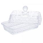 Manteigueira-de-Cristal-Martelado-com-Tampa-Petra-17cm-x-105cm-x-10cm-Lyor