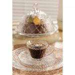 Prato-para-Sobremesa-de-Cristal-Martelado-Petra-20cm-Lyor