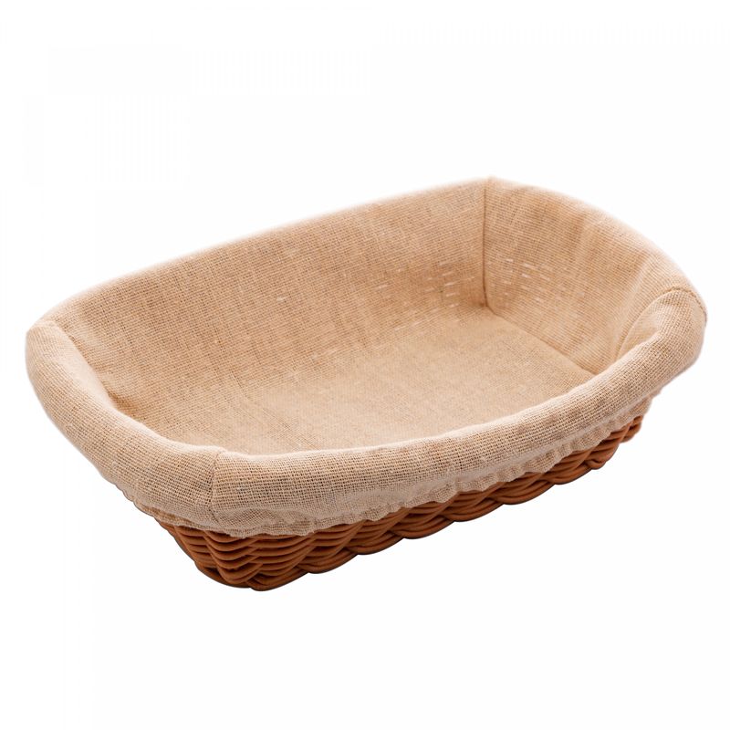Cesta-Retangular-de-Rattan-Plastico-com-Forro-em-Tecido-24cm-x-17cm-x-7cm-Lyor