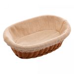 Cesta-Oval-de-Rattan-Plastico-com-Forro-em-Tecido-24cm-x-17cm-x-7cm-Lyor