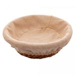 Cesta-Redonda-de-Rattan-Plastico-com-Forro-em-Tecido-21cm-x-7cm-Lyor