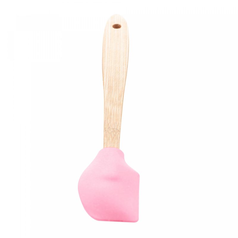 Conjunto-4-Utensilios-de-Silicone-com-Cabo-em-Bambu-Rosa-Lyor