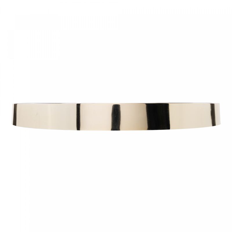 Relogio-de-Parede-em-Plastico-Branco-com-Dourado-25cm-x-4cm-Lyor