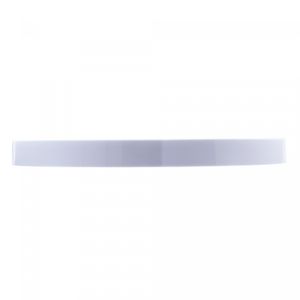 Relógio de Parede em Plástico Preto com Branco 30,5cm x 4,3cm - Lyor