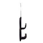 Cabide-de-Plastico-para-Lencos-e-Cintos-Aveludado-Preto-30cm-x-35cm-x-205cm-Lyor