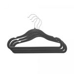 Conjunto-3-Cabides-de-Plastico-Aveludado-Infantil-Preto-30cm-x-055cm-x-195cm-Lyor