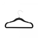Conjunto-3-Cabides-de-Plastico-Aveludado-Infantil-Preto-30cm-x-055cm-x-195cm-Lyor