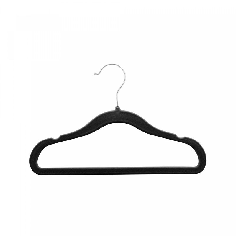 Conjunto-3-Cabides-de-Plastico-Aveludado-Infantil-Preto-30cm-x-055cm-x-195cm-Lyor