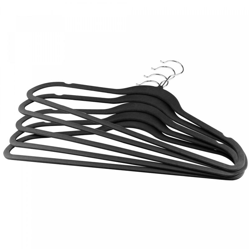 Conjunto-5-Cabides-de-Plastico-Aveludado-Preto-415cm-x-055cm-x-22cm-Lyor