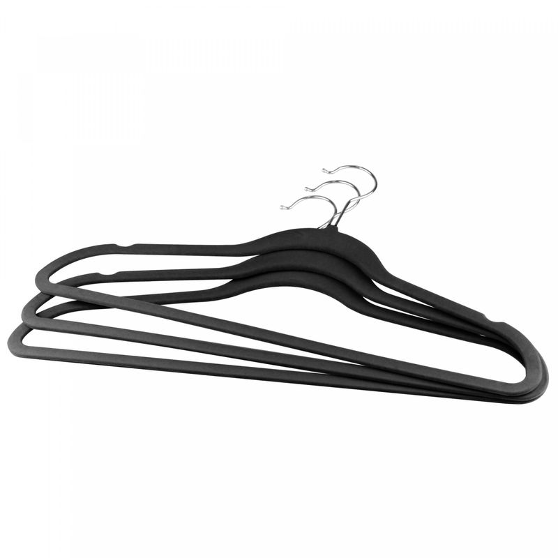 Conjunto-5-Cabides-de-Plastico-Aveludado-Preto-415cm-x-055cm-x-22cm-Lyor