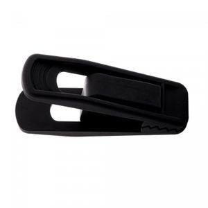 Conjunto 10 Clipes de Plástico Emborrachado para Cabide Preto 7cm x 2cm - Lyor