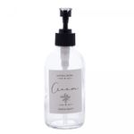 Porta-Creme-de-Vidro-com-Pump-em-Plastico-250ml-Lyor