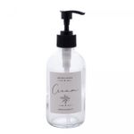 Porta-Creme-de-Vidro-com-Pump-em-Plastico-250ml-Lyor