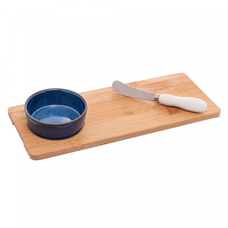 Conjunto-Petisqueira-de-Ceramica-com-Bandeja-de-Bambu-e-Espatula-30cm-x-12cm-x-5cm-Lyor