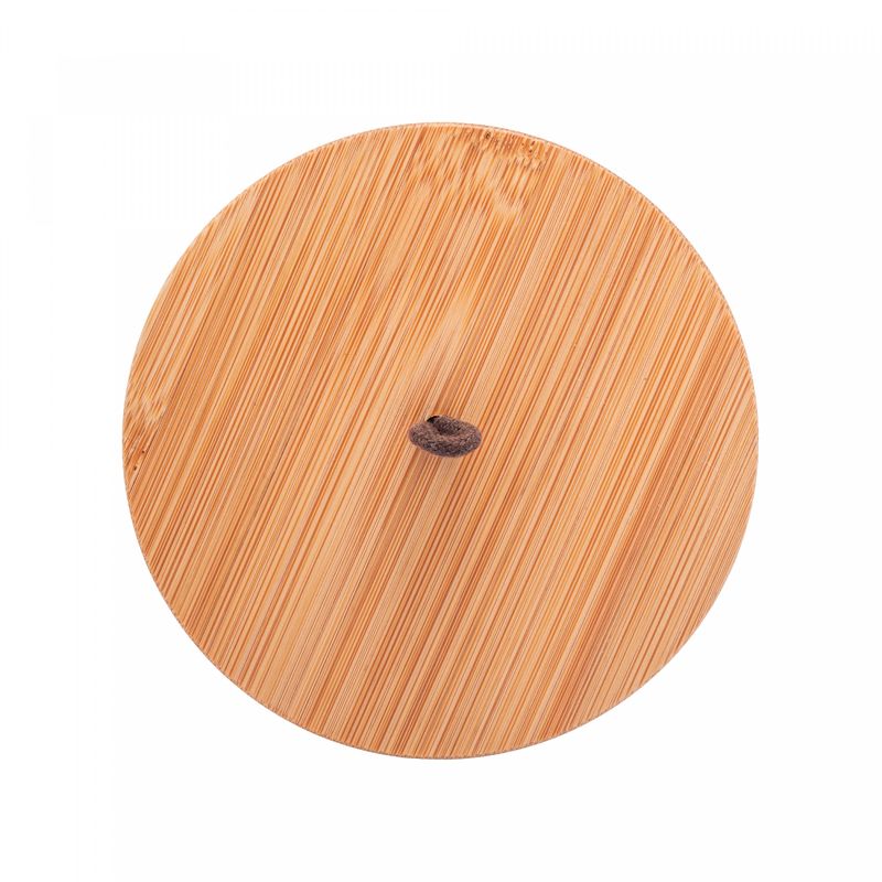 Potiche-de-Ceramica-com-Tampa-de-Bambu-e-Pegador-de-Corda-Lines-Rosa-10cm-x-125cm-Lyor