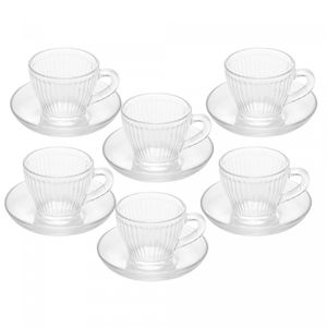 Conjunto 6 Xícaras de Café de Vidro Marrocos 90ml - Lyor
