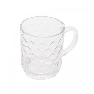 Caneca para Café de Vidro Diamond 250ml- Lyor