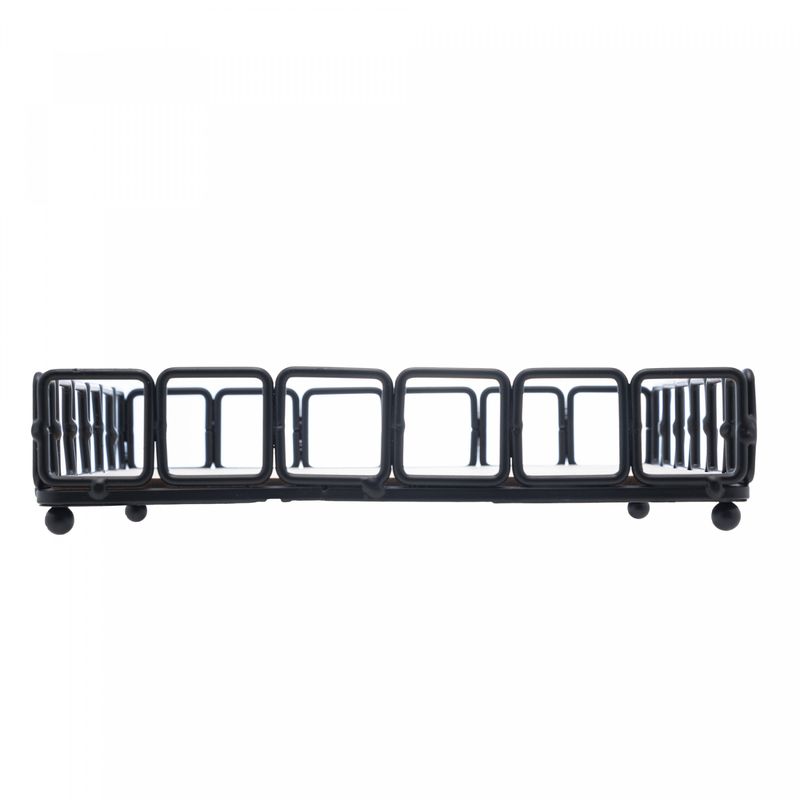 Bandeja-Quadrada-de-Metal-com-Fundo-em-MDF-Preto-Fosco-19cm-x-45cm-Lyor