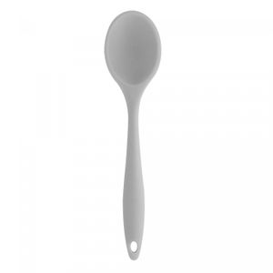 Colher para Servir de Silicone Cinza 27cm x 6cm - Lyor