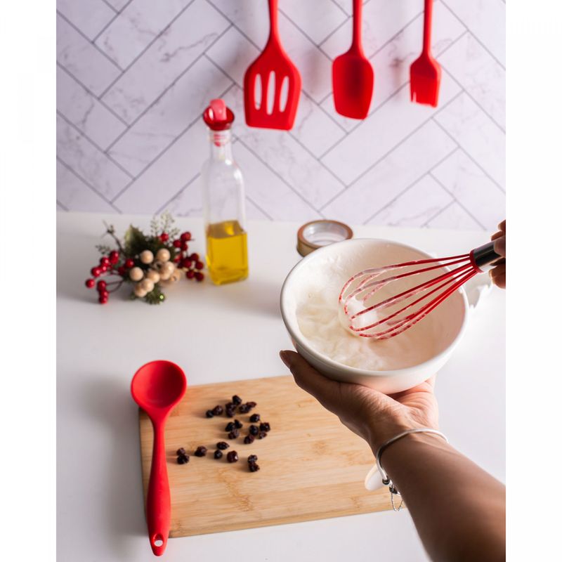 Colher-para-Servir-de-Silicone-Vermelha-265cm-x-55cm-Lyor