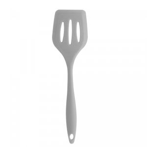 Espátula Vazada de Silicone Cinza 29cm x 8cm - Lyor