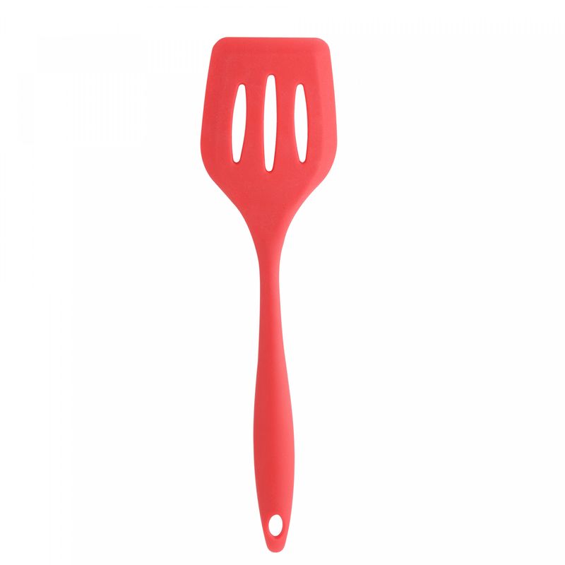 Espatula-Vazada-de-Silicone-Vermelha-29cm-x-75cm-Lyor