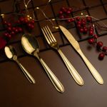 Conjunto-6-Colheres-de-Mesa-de-Aco-Inox-Gastro-Dourado-19cm-Lyor