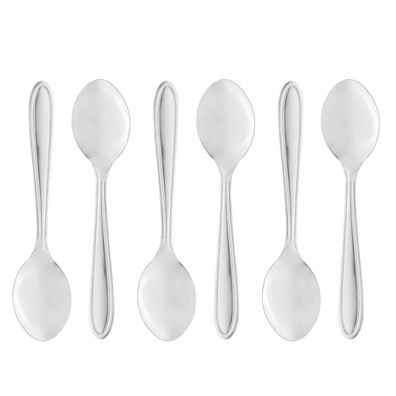 Conjunto-6-Colheres-de-Sobremesa-de-Aco-Inox-Gastro-13cm-Lyor