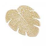 Conjunto-4-Porta-Copos-de-PVC-Wave-Dourado-13cm-x-10cm-Lyor