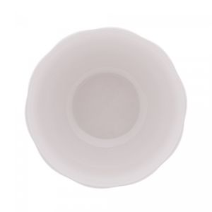 Bowl de Porcelana Wave Branco 14cm x 7,5cm - Lyor