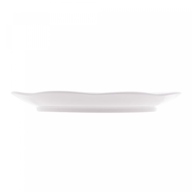 Prato-para-Sobremesa-de-Porcelana-Wave-Branco-20cm-Lyor
